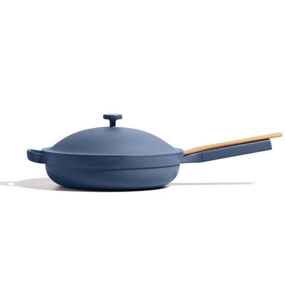 Our Place 4pc Aluminum Ceramic Nonstick Always Pans Blue Salt